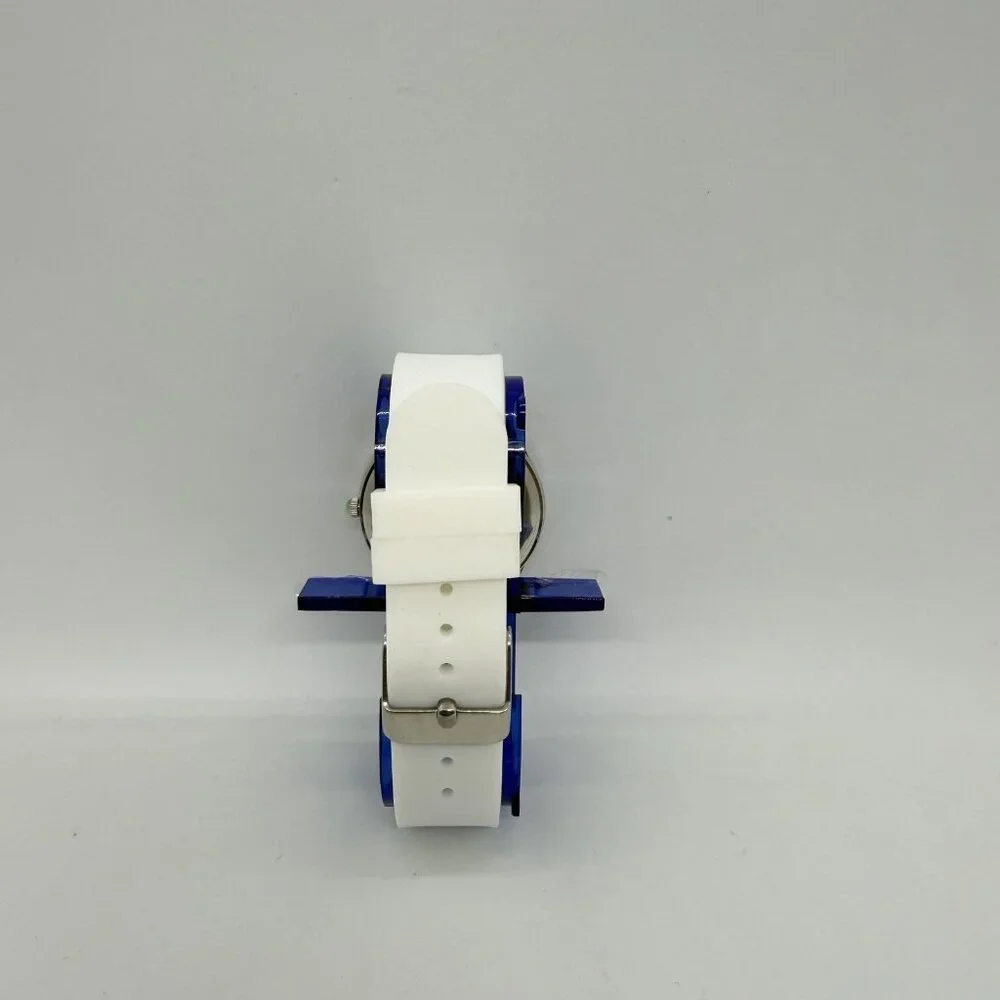 Nurse Mates Military Time nurse watch water-resistant Silicone strap - White